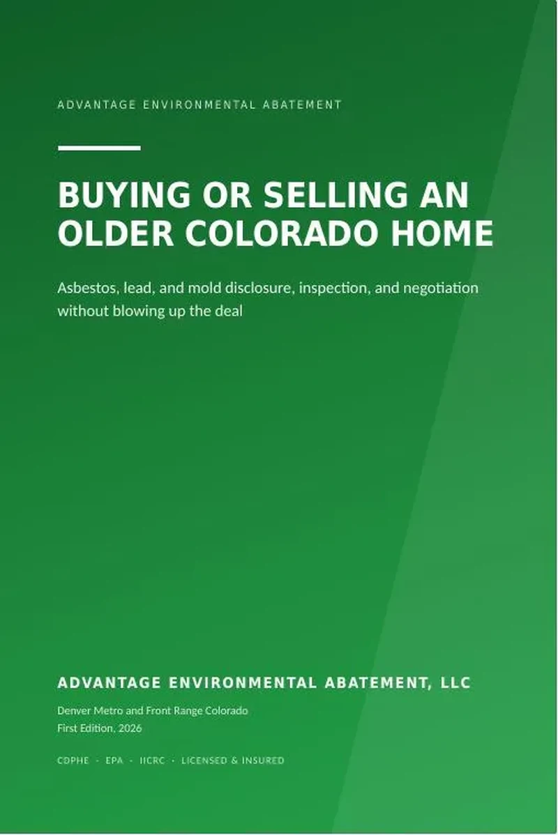Cover of Buying or Selling an Older Colorado Home