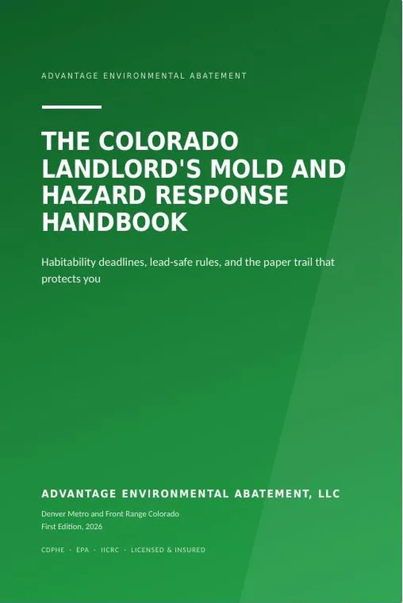 Cover of The Colorado Landlord's Mold and Hazard Response Handbook