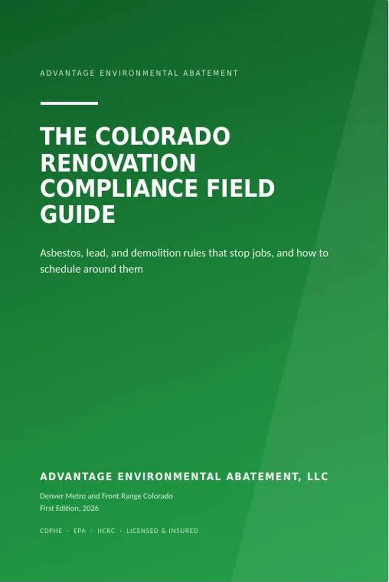 Cover of The Colorado Renovation Compliance Field Guide